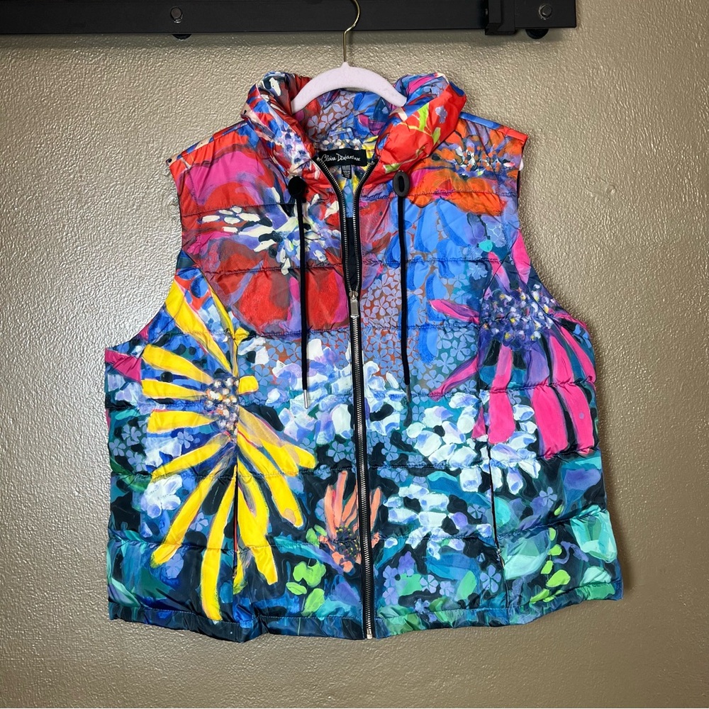 Claire Desjardins Multicolor Puffer Vest-Wearable Art - Picture 2 of 9